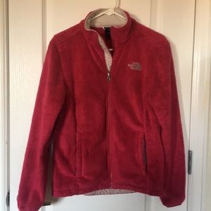 HOT PINK FULL ZIP NORTHFACE